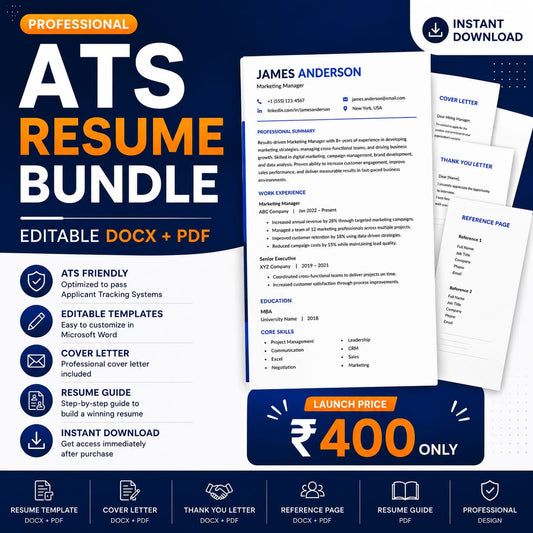 ATS Resume Bundle - Professional ATS Resume Templates